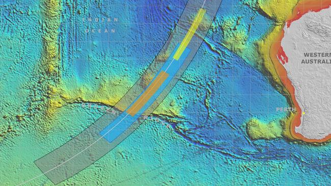 MH370 Search. Search for Malaysia Airlines Flight MH370. Underwater Search Areas Planning Map.