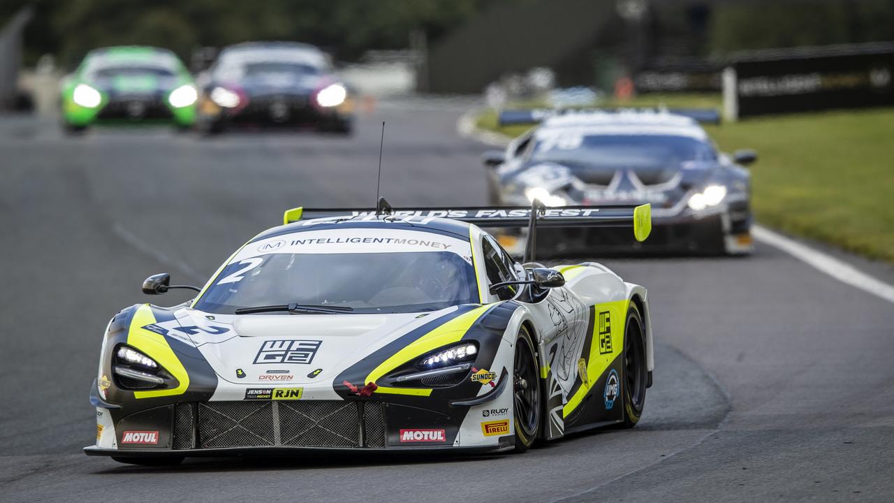 McLaren dominated early proceedings in the British GT Championship.