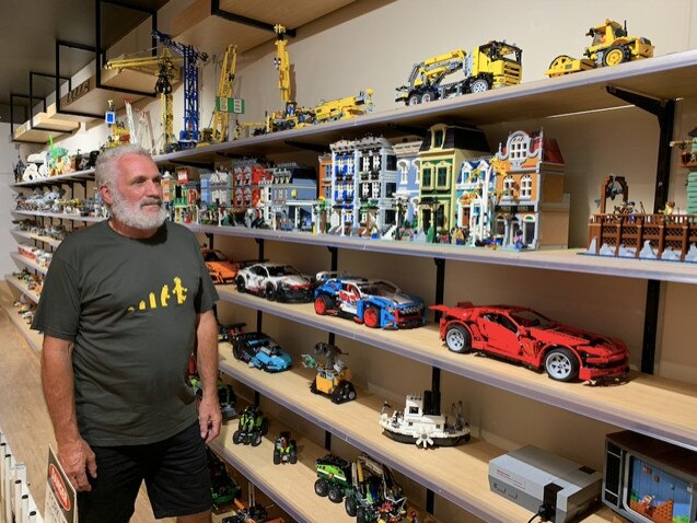 Territory Lego enthusiast Kevin Atkinson is lending his 200 models to Oasis Shopping Centre for a school holiday exhibition Picture: Supplied