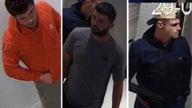 Police released images of three men they wanted to speak to following the incident. Picture: NSW Police