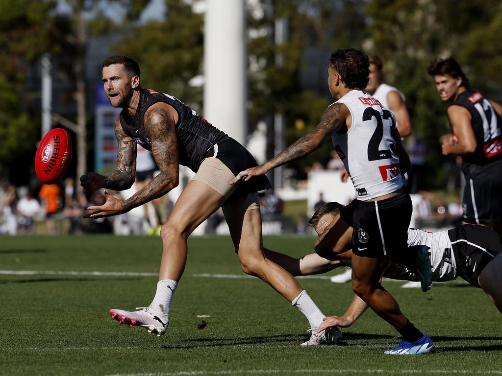 Jeremy Howe on the track earlier in pre-season. Picture: Michael Klein