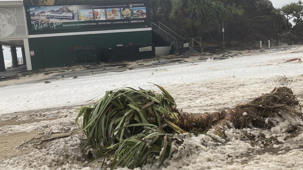 Currumbin Surf Club the morning after Ex-tropical Cyclone Alfred moved through SEQ