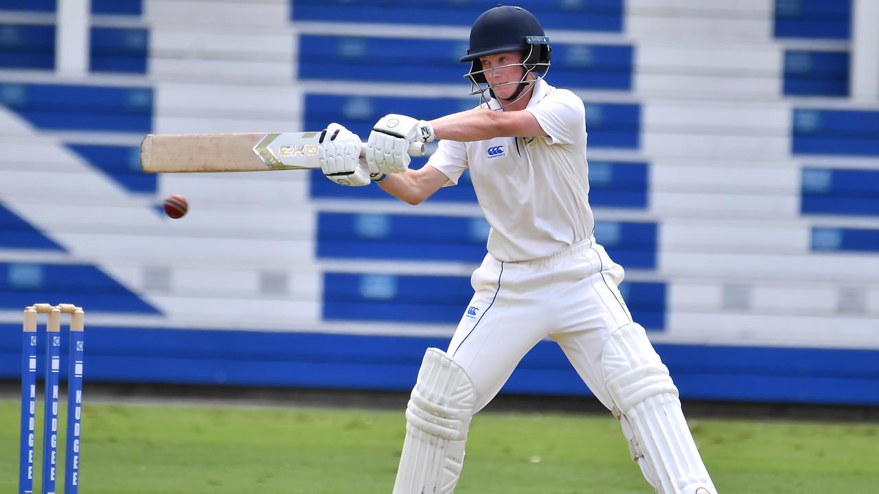 Nudgee batsman Kane Neilsen. Picture, John Gass