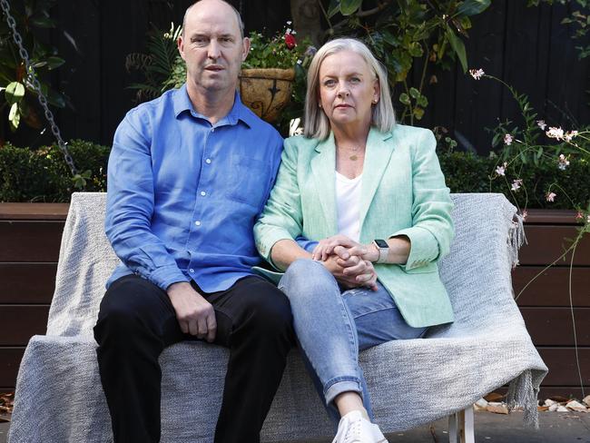 Former Bulldog Nigel Kellett and partner Sue Rudolph. Picture: Michael Klein