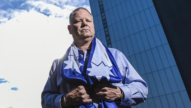 Former SA secretary of the CFMEU Aaron Cartledge. Picture: Roy VanDerVegt