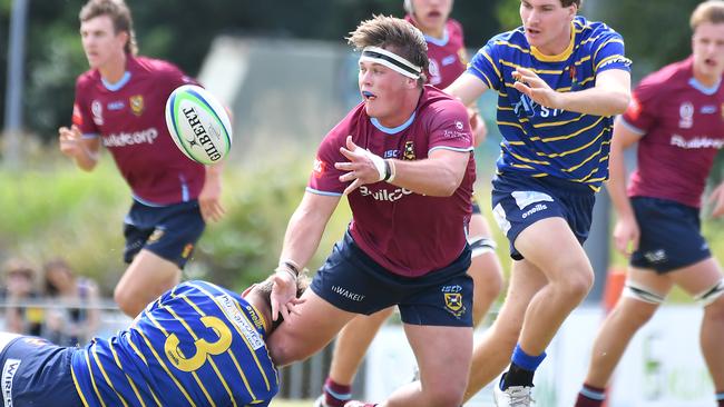 UQ player Charlie Wigan Colts 1 match between Easts and UQ Saturday April 22, 2023. Picture, John Gass