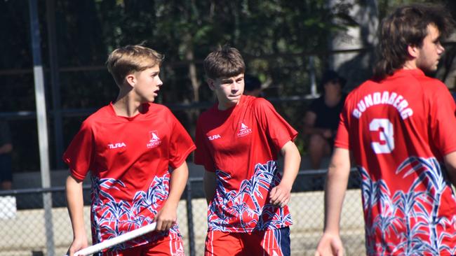 Division 2, Gympie versus Bundaberg at the Hockey Queensland under-18 menâ€™s state championships in Rockhampton from April 25 to 28, 2024.