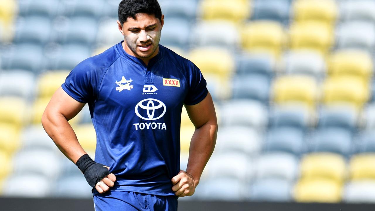 Jason Taumalolo will miss Sunday’s game. Picture: Alix Sweeney