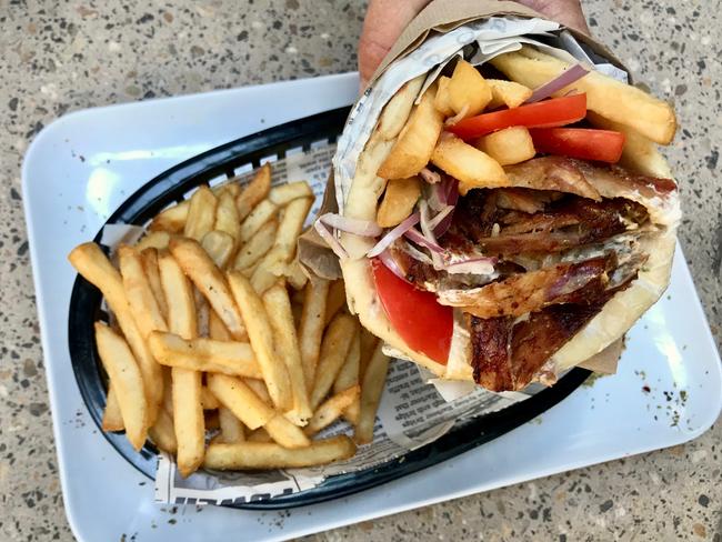 Gyradiko’s authentic pork gyros. Picture: Jenifer Jagielski