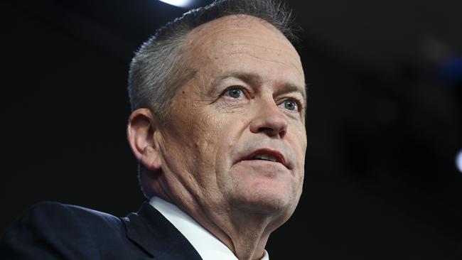 CANBERRA, Australia - NewsWire Photos - August 13, 2024:  NDIS and Government Services Minister Bill Shorten delivers an address to the National Press Club of Australia in Canberra. Picture: NewsWire / Martin Ollman