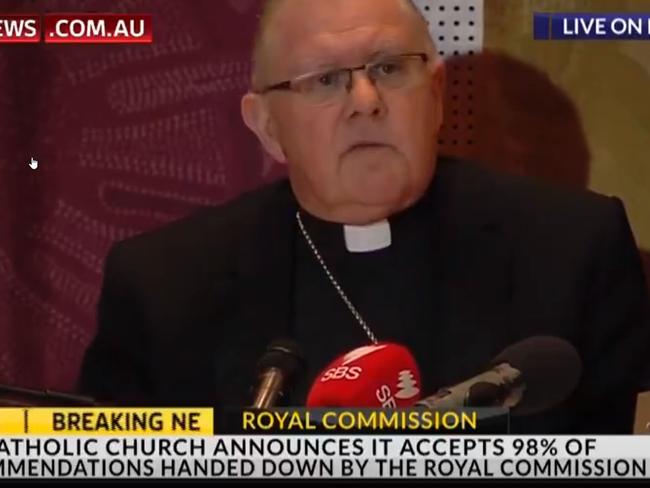 Archbishop Mark Coleridge said the proposed law of removing priest-penitent privilege was ‘ill-conceived and impractical’.