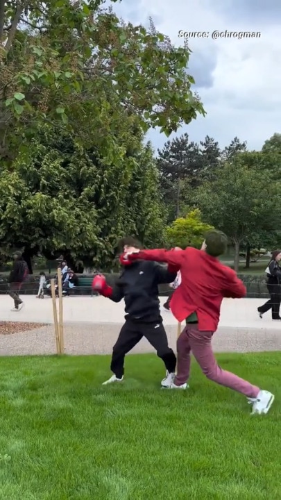 Adelaide man goes viral for bizarre stunt