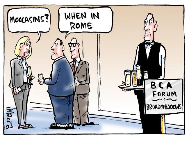 Macca takes a lighthearted look at the Broadmeadows forum.