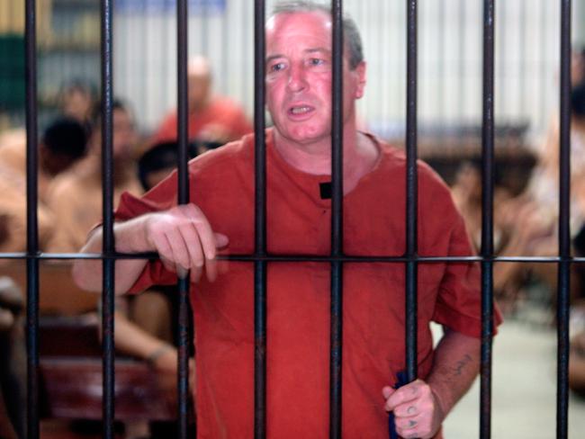 James Henry Kinch at Bangkok Criminal Court where he unsuccessfully fought extradition to Australia, where he is charged with four charges related to conspiring to import a commercial quantity of drugs or precursors and money laundering. Picture: Supplied