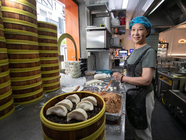 Dumpling chef Amy Zhang at Nanjing Dumpling Picture: Julian Andrews