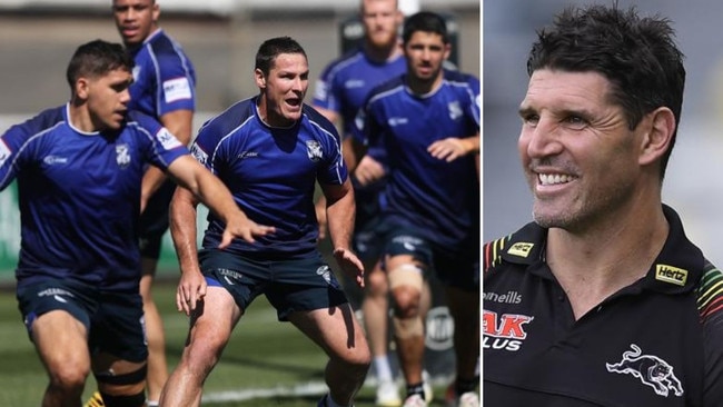 Trent Barrett has kicked off his Canterbury Bulldogs' rebuild.