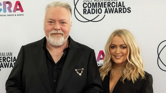 Kyle Sandilands and Jackie 'O' Henderson from KIIS 106.5 at the ACRAs. Picture: Supplied/ACRA