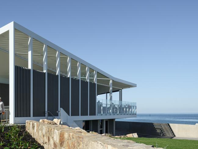 The new West Beach Surf Life Saving Club. Photo: Sam Noonan