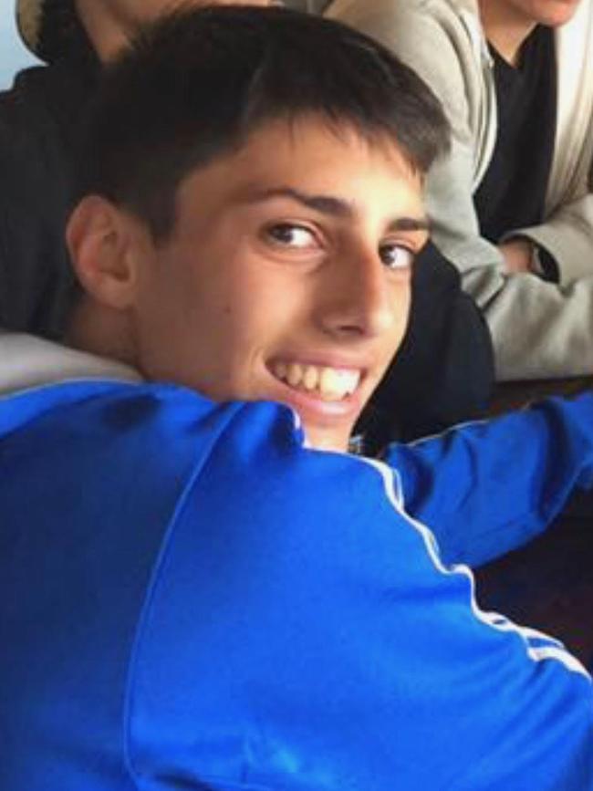 Christopher Cassaniti, 18, had been working as an apprentice at the Lachlan’s Line site in Macquarie Park on 1 April 2019 when part of the scaffolding let go and crushed him to death. Picture: supplied