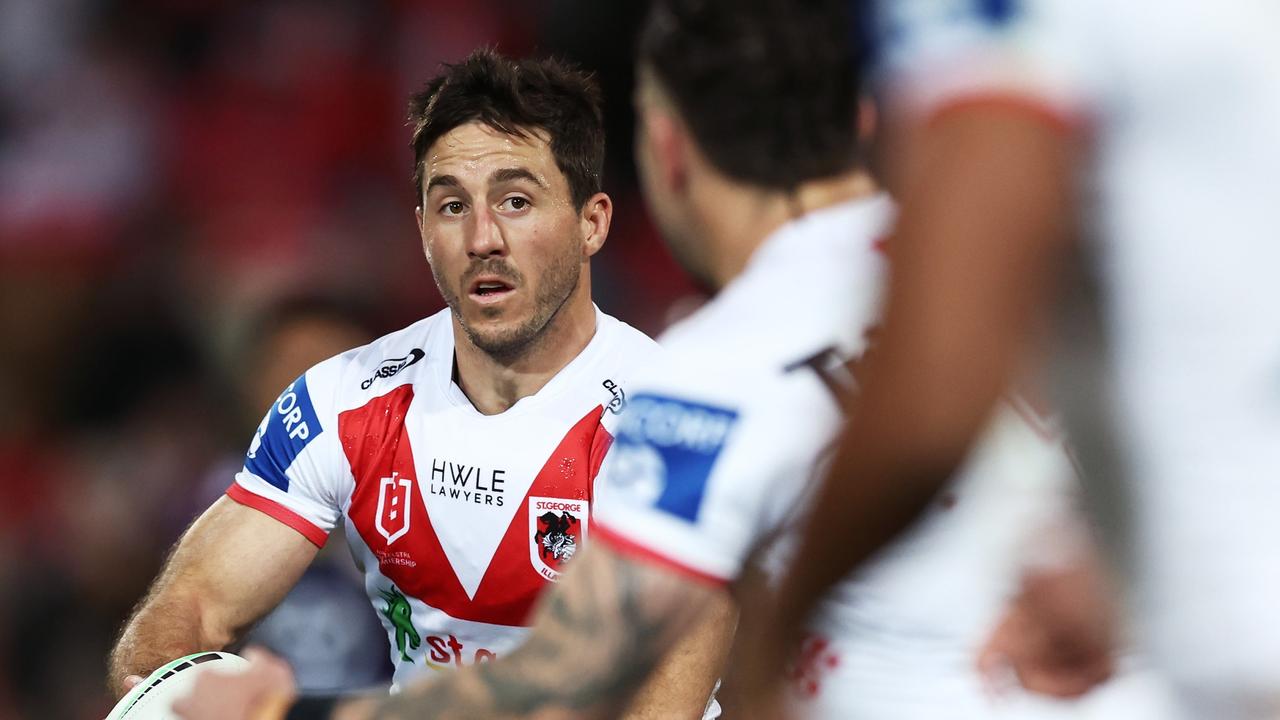 Dragons star Ben Hunt is on the Titans’ radar. Picture: Matt King/Getty Images