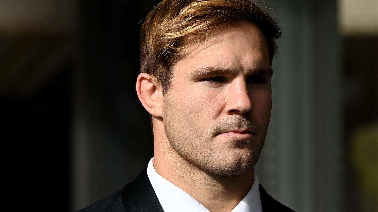 Jack De Belin Trial Nrl Star Callan Sinclair Cheering Each Other On During Alleged Rape