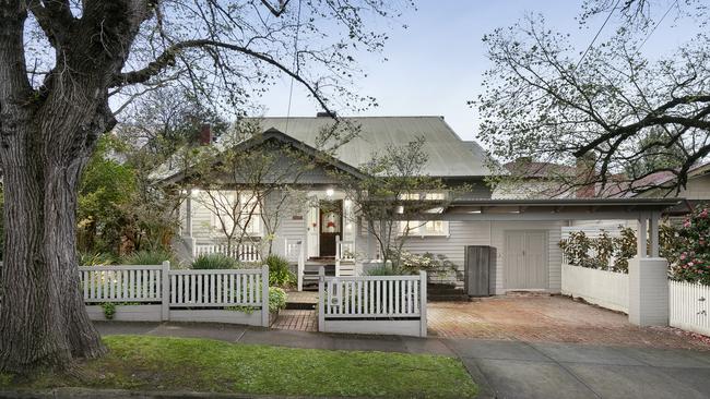 With five bedrooms and two bathrooms, 10 Durham St, Eaglemont, will be auctioned on October 22 with a $1.96m-$2.15m price range.