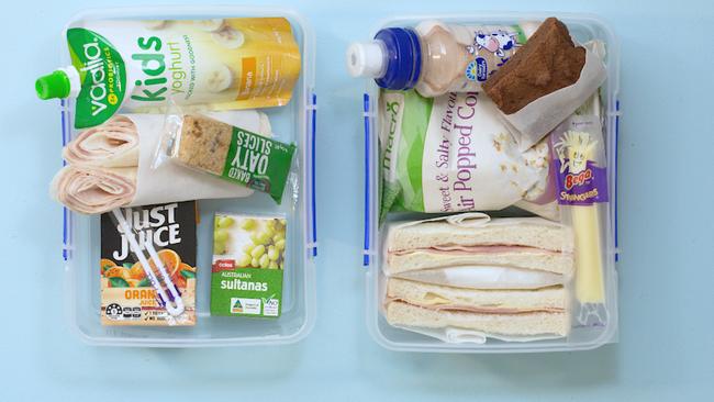 Take a look at these two lunch boxes and see which one you think you’d choose for your kids.