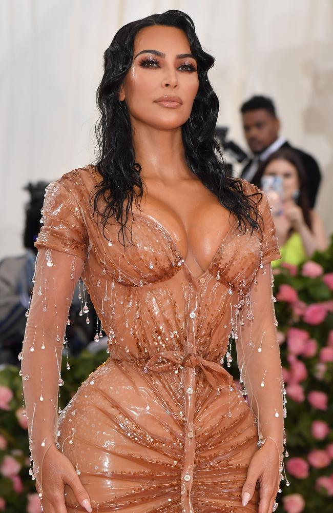 By the time she walked the pink carpet at the Met, Kim Kardashian was not bothered. Picture: AFP