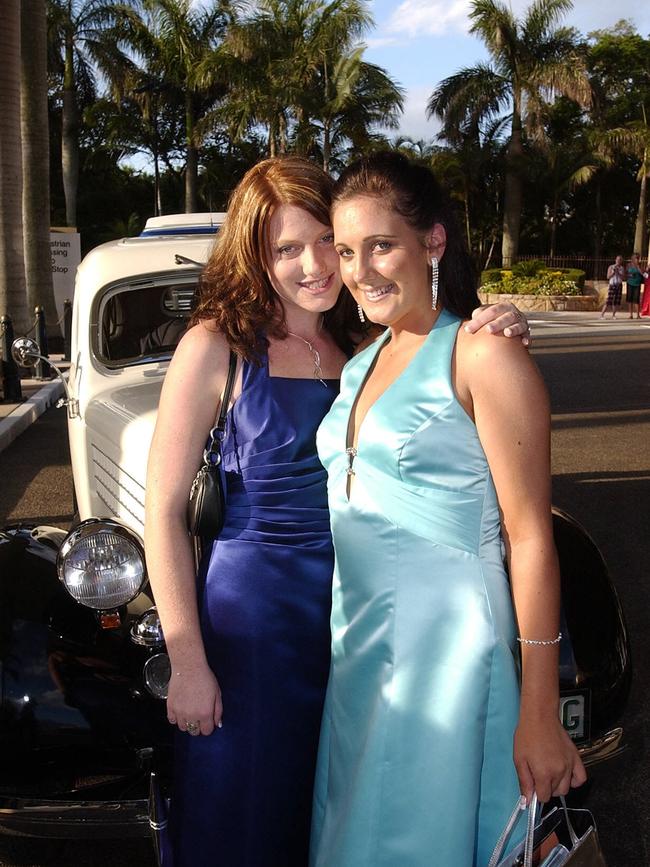 NOVEMBER 14 2005, NEWS-GCB, Reporter:Katie Ots Details:Palm Beach Currumbin State School Formal at Conrad Jupiters Casino Broadbeach Nikki Kilpatrick and Nikki Crighton Pic:Alex Carter