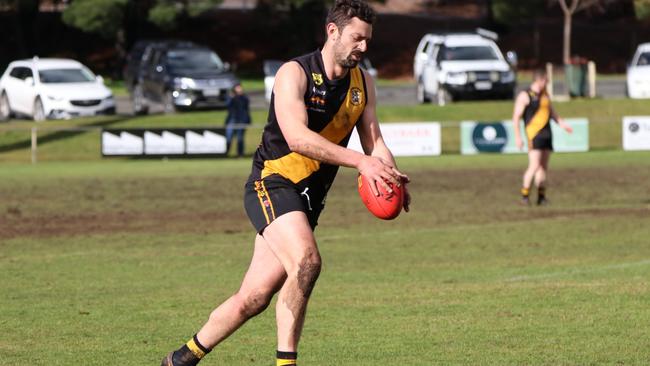 Alex Georgiou remains a star veteran for Lobethal. Picture: Lobethal Football Club