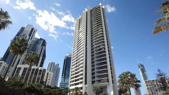 The Avalon Apartments Highrise in Surfers Paradise where Tostee lived at the time of Ms Wright’s death.