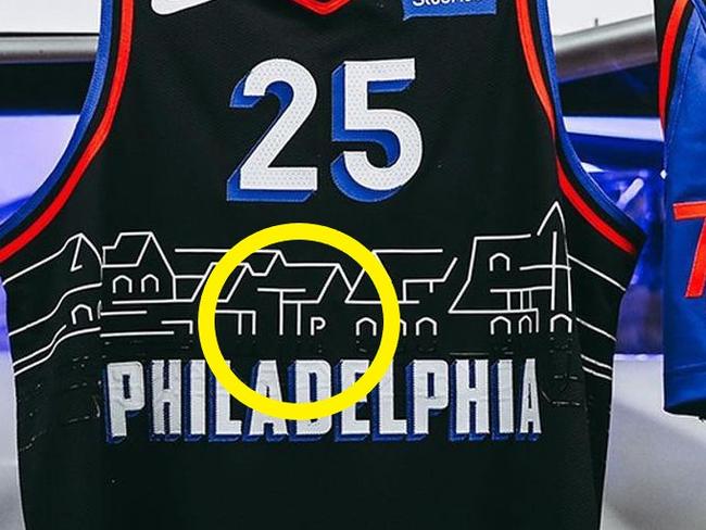 Hidden detail in Philadelphia's jersey