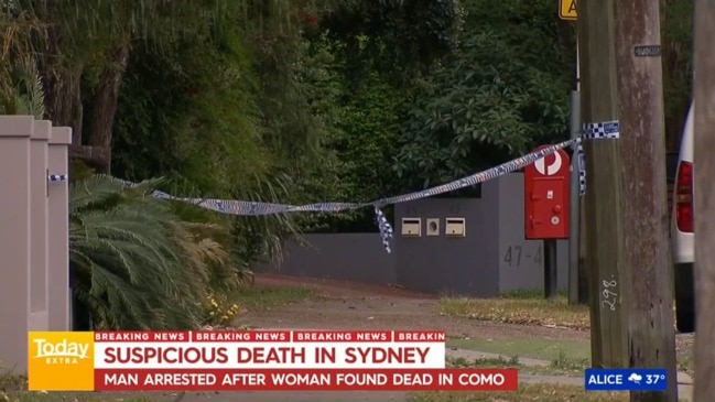 Man arrested after woman found dead in southern Sydney driveway (Today show)