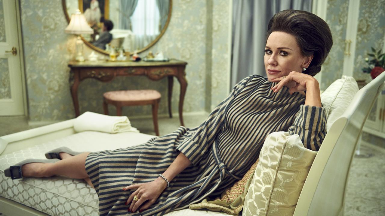 Naomi Watts transformed into New York socialite Babe Paley for the miniseries. Picture: Pari Dukovic/FX