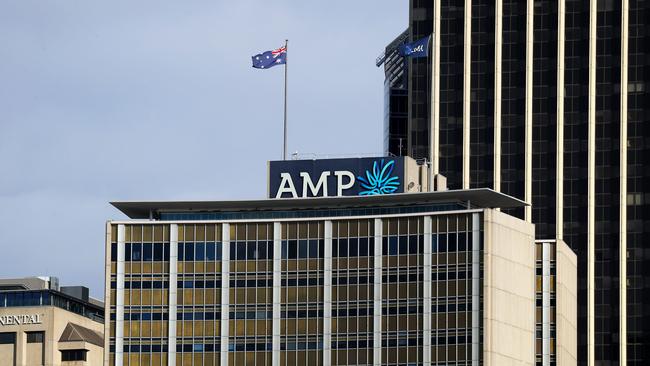 AMP shares rally on the divestment news. Photo: Hollie Adams/The Australian