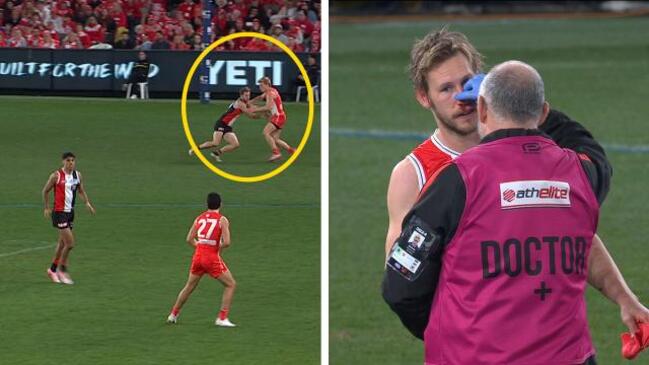 Heeney in hot water following brutal hit