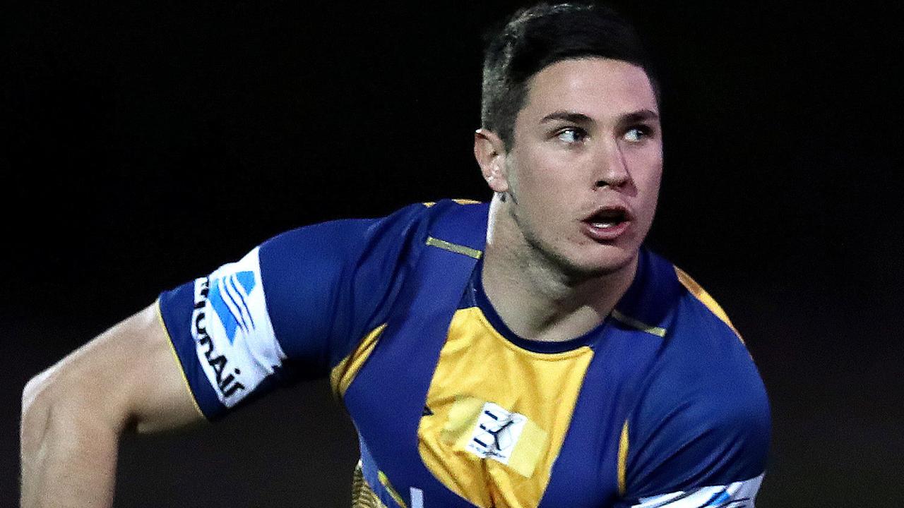 Mitch Moses during Parramatta Eels training at Old Saleyards Reserve. Picture. Phil Hillyard