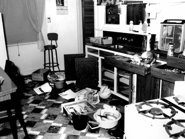 The ransacked home in which Orfeo Baldissera was tortured and killed.