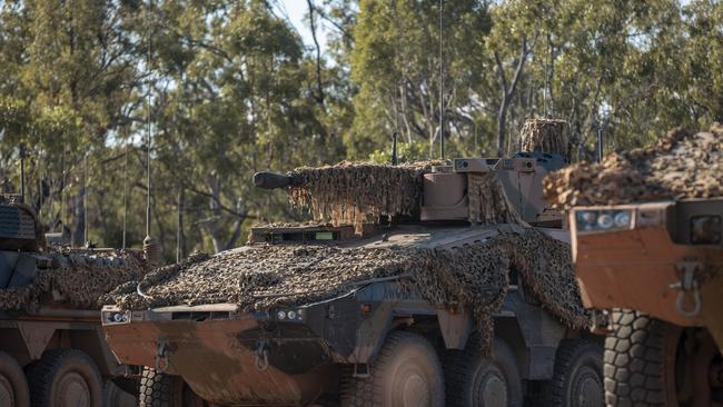 Australia will export 100 Boxer armoured vehicles to Germany. Picture: CPL Nicole Dorrett