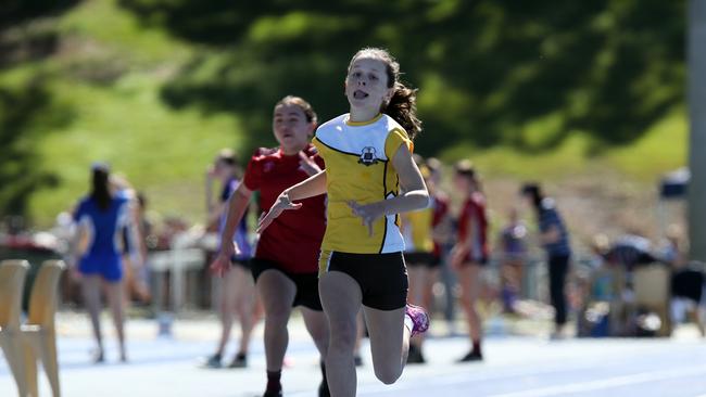 Action from the CasssA Cup Catholic School Girls Track and Field Championship from QEII. Picture: Zak Simmonds