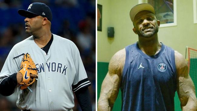 CC Sabathia has turned his life around. Photo: Getty Images and Twitter