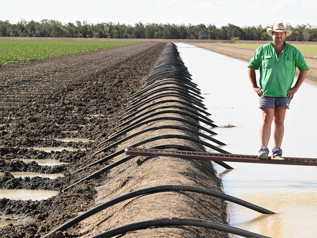 Worrall Creek sold for approximately $350 million in 2022 in part because of its huge water license and prime location wedged between two rivers. Cotton farm manager Tristram Hertslet on one of his properties in 2022 pic Lyndon Mechielsen.