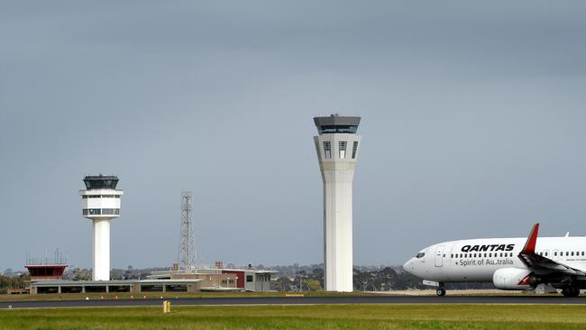 Melbourne Airport has experienced a record-breaking 100 consecutive months of growth in international passenger numbers. Picture: Nicole Garmston