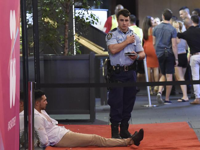 Police at Ivy Nightclub after a report of a fight. Picture: Gordon McComiskie