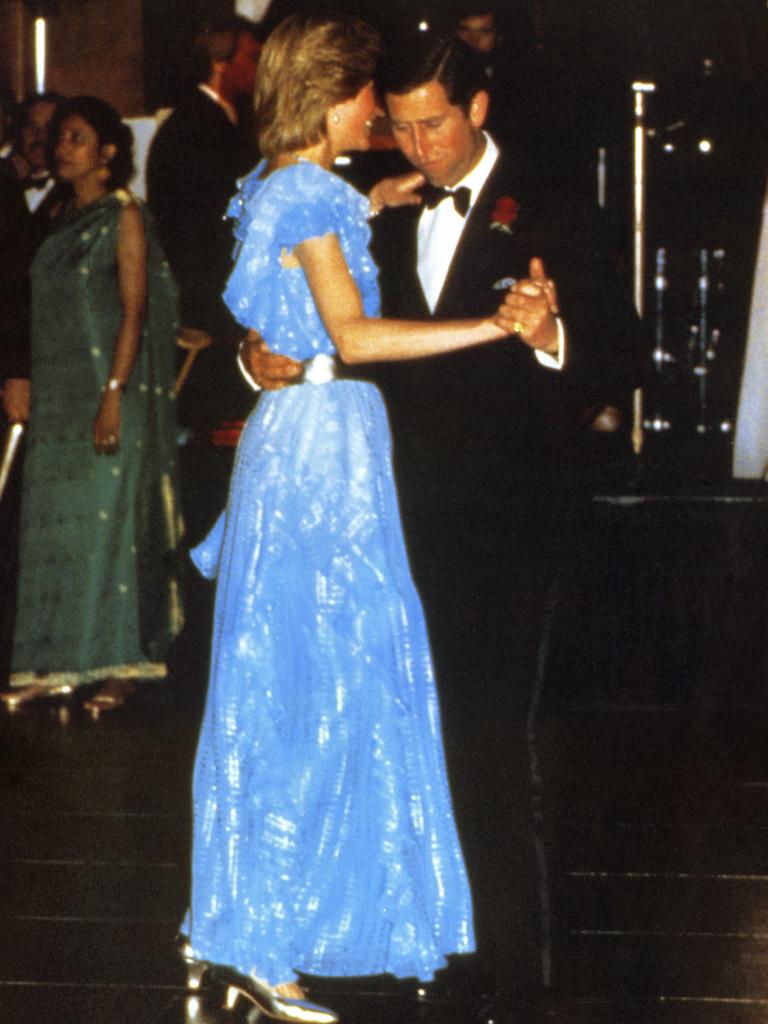 Prince Charles and Princess Diana dance in the Wentworth Ballroom in 1983. Picture: Supplied