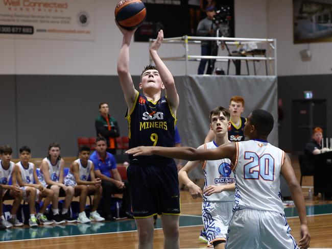 Lucas Byrne in action for Ballarat. Photo: Basketball Australia.