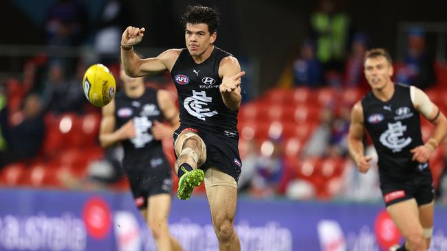 Matthew Kennedy stepped up after co-captain Patrick Cripps was hurt.