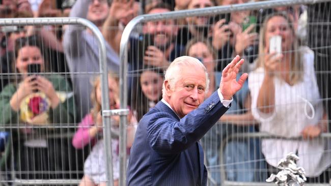 King Charles III greeted members of the crowd during an impromptu walkabout the day after the death of Queen Elizabeth II. Others have been desperate to get the opportunity to meet the new monarch since. Picture: Leon Neal/Getty Images