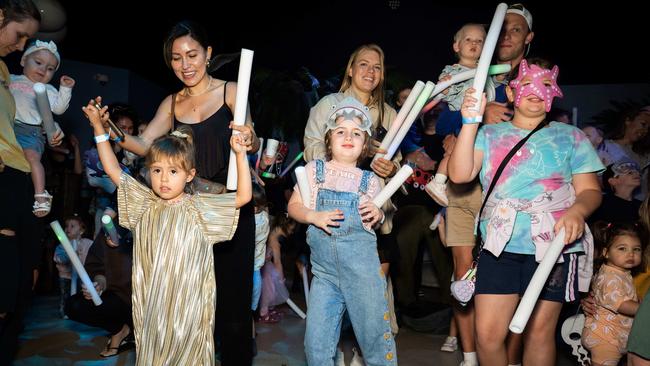 Children at the Sydney Sea Life Aquarium in Darling Harbour. Picture: Tom Parrish