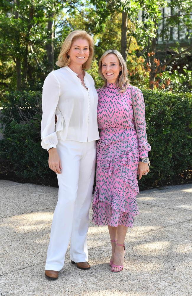 Rebecca Mitchell and Alessia De Luca at the Youngcare Women's Lunch at River Plaza, State Library of QLD, South Brisbane. Friday June 4, 2021 Picture, John Gass